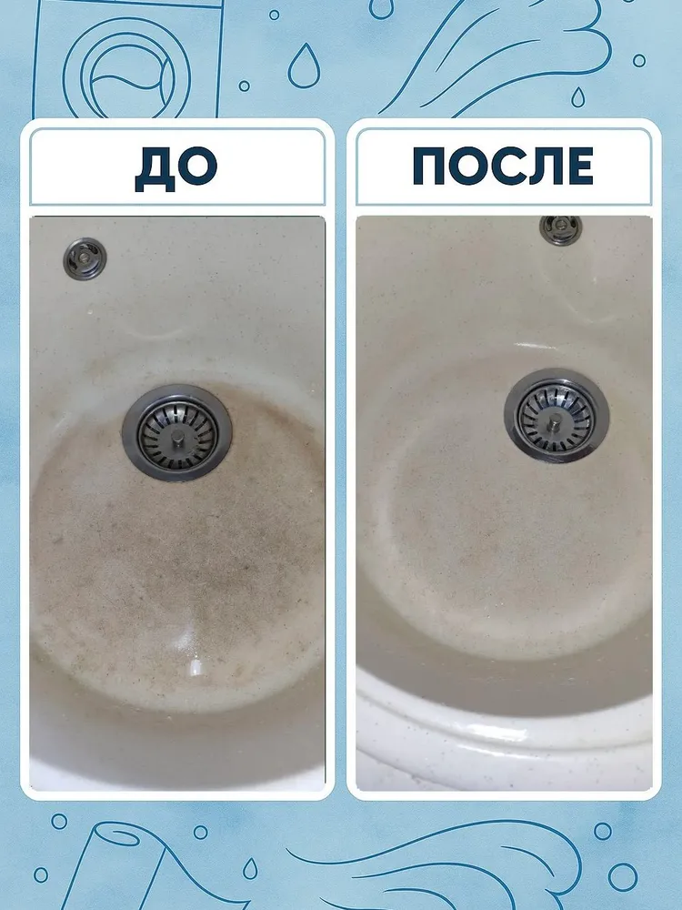 Результат стирки: вещь до и после применения средства