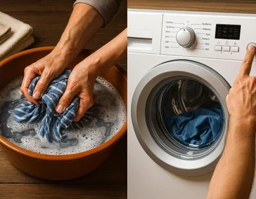Руки или машинка? Сравниваем два подхода к стирке 🤔